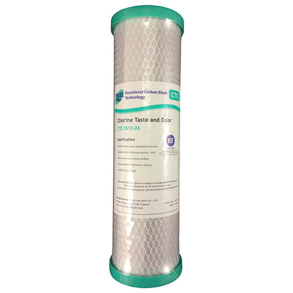 Pure CTO Coconut Carbon Block Water Filter Replacement Cartridge 10