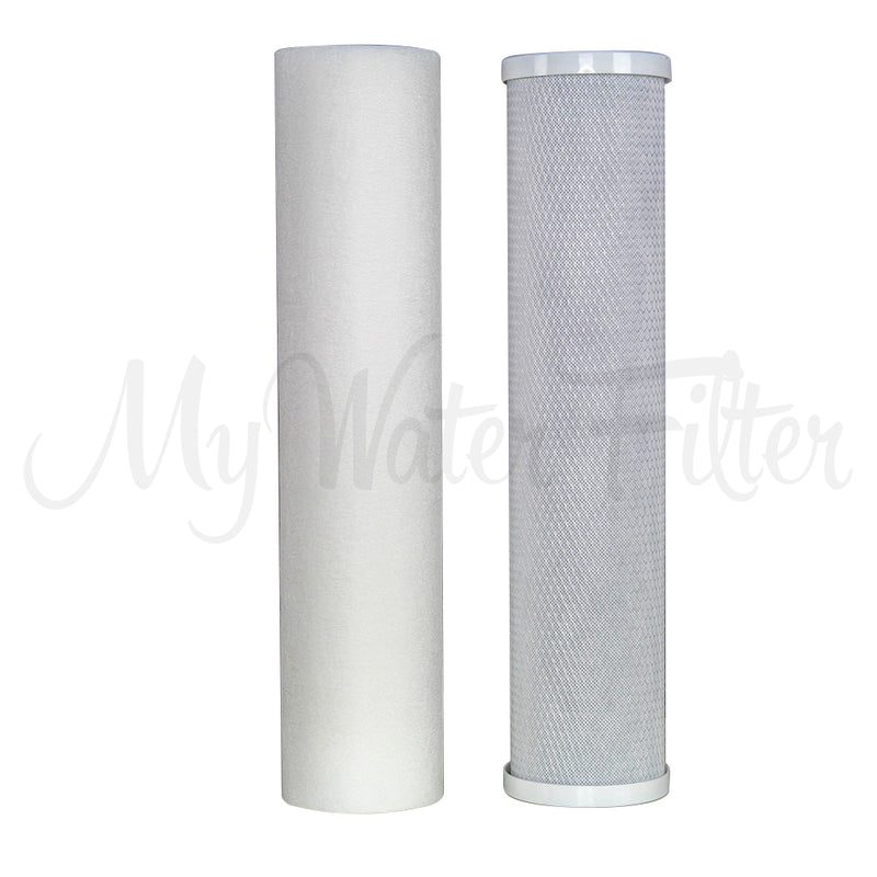 Replacement Cartridge Pack for MWF 20" x 4.5" Twin Big Blue Whole House Water Filter System