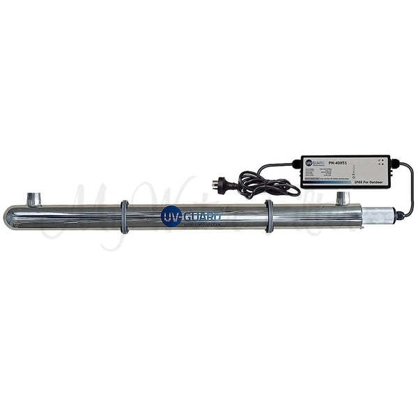 UV Guard UVG SLT40 40 Watt Whole House Ultraviolet Light System - includes controller and piping attachments.