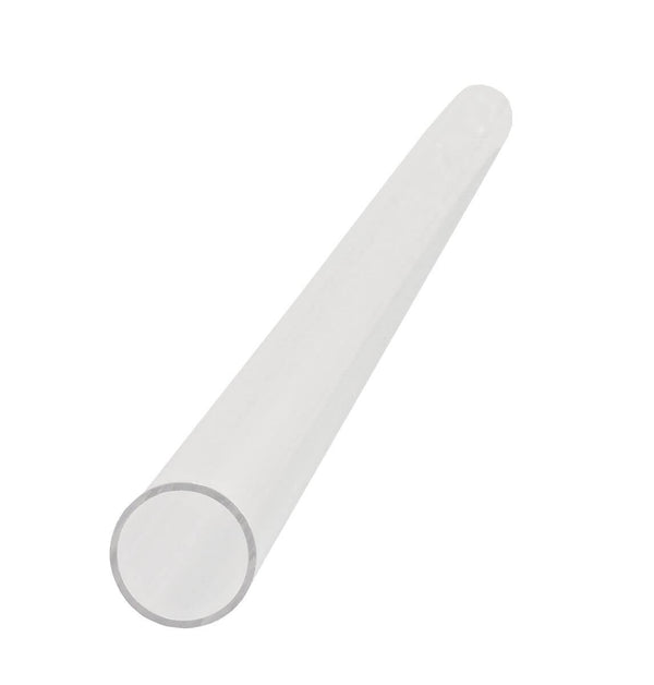 A translucent UV Quartz Thimble is displayed on a white background, measuring 331mm x 23mm.