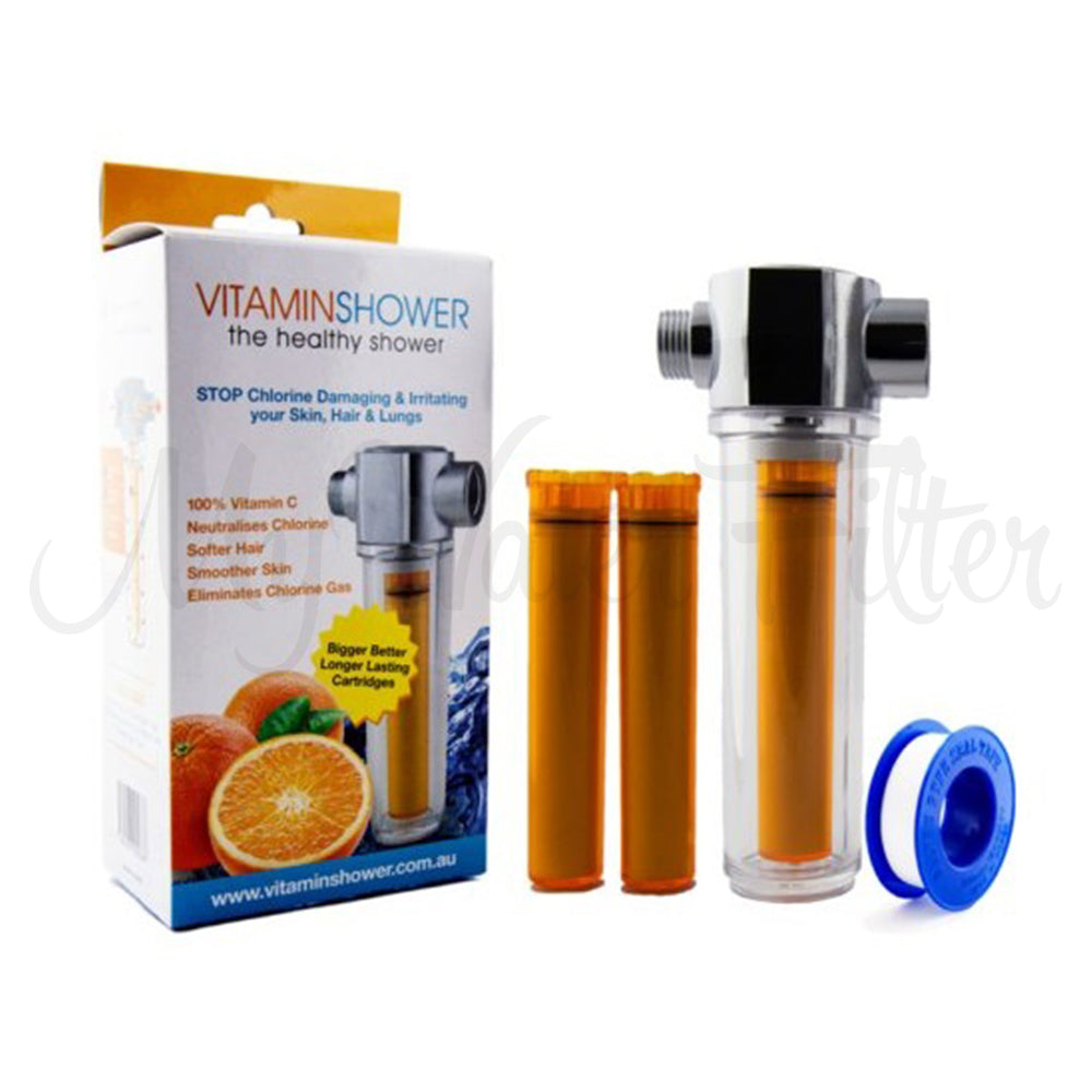 Vitamin C Shower Filter with Longer Lasting Cartridge